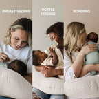 Top view of Snuggle Me organic baby feeding support