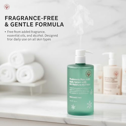 ETUIH lightweight skin elasticity boosting body serum bottle details and ingredient profile.