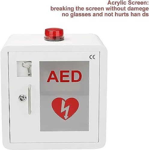 Wall mounted medical storage box for office safety compliance