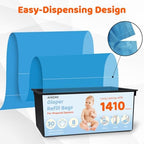 Three pack bundle layout of aykeme refill boxes