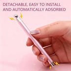 Top view of Vayve magnetic nail art tool set
