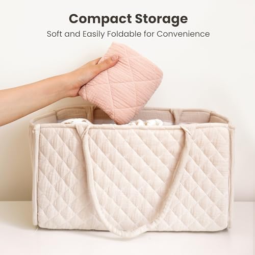 Konssy travel changing mat inside a diaper bag