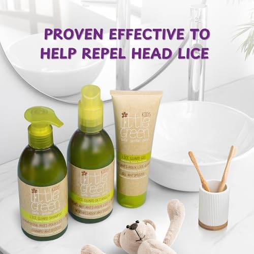 Tea tree oil hair gel for children lice repellent formula
