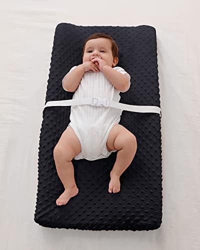 Queness Baby infant changing pad cover packaged neatly as an imported baby shower gift option.
