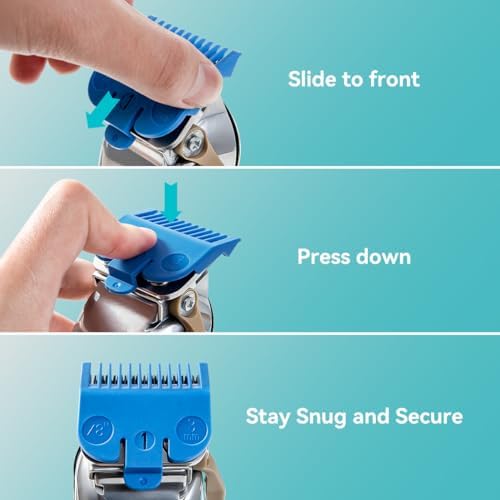 Side profile of durable nylon trimmer replacement guards demonstrating robust snap-on construction
