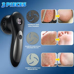 Side view of Doeean callus remover showing ergonomic grip and power button.