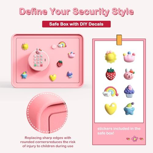 GoldenKey children piggy bank top coin slot and paper bill slot