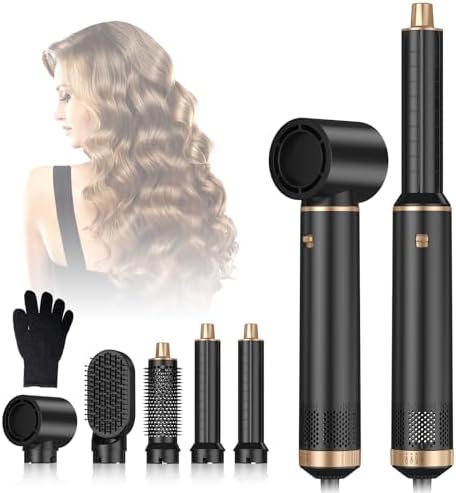 OKWRAP multistyler tool displayed with its two detachable air curling barrels.