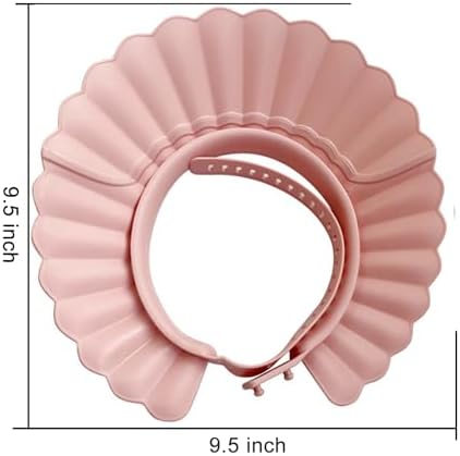 Soft bathing protection cap for children displaying the skin friendly inner lining