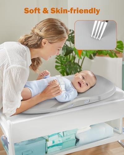 Widitn waterproof changing table mat top surface