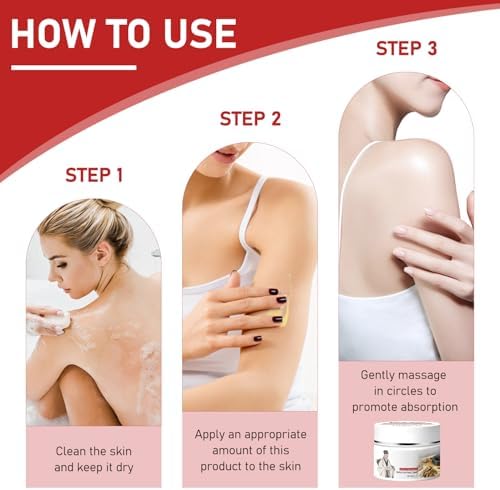 Antibacterial herbal body care cream texture shot demonstrating the non greasy formula