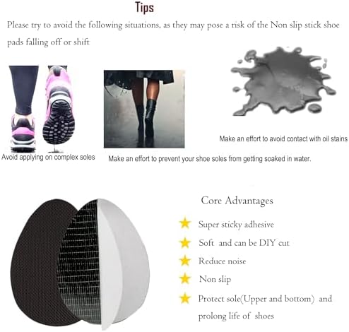 Textured black anti-slip shoe grips showing the friction-enhancing net pattern.