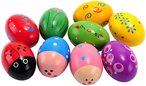 NEWTGAN non toxic paint musical egg maracas arranged for classroom prize supplies