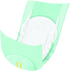 Back label of Medline FitRight plus incontinence liners with product specifications