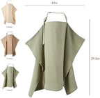 Cotkkstt breastfeeding apron showing adjustable neck strap