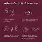 Medical grade non-aerosol adhesive remover spray for professional clinical use.