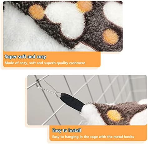 Leftstarer small animal bunkbed hammock interior plush view
