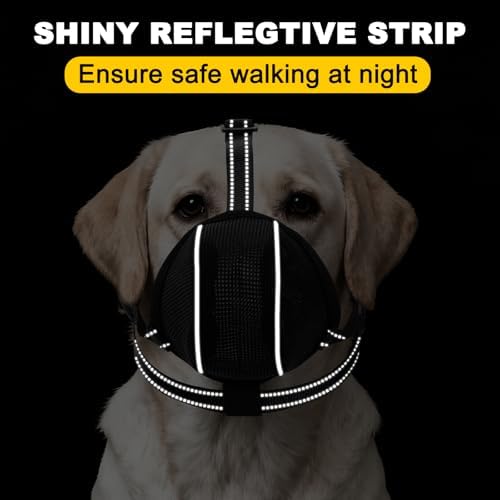 Zoomtail adjustable mesh muzzle for professional pet training
