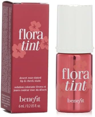 Benefit Cosmetics Floratint Desert Rose liquid lip blush applicator close up