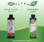 Nature's Way Organic Flax Oil organic certification seal