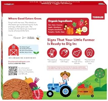 Once Upon a Farm strawberry pumpkin beet snack nutrition facts
