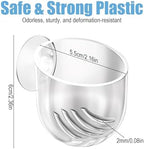 Three pack of Eldraqth clear aquascaping cups for live aquarium plant root cultivation