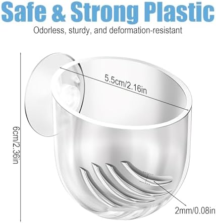Three pack of Eldraqth clear aquascaping cups for live aquarium plant root cultivation
