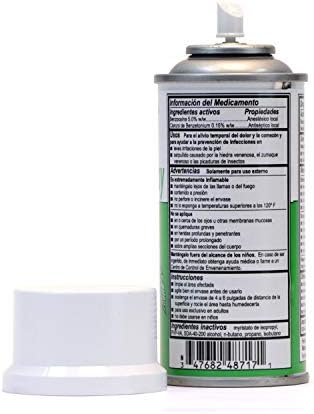 USA imported skin relief spray for poison ivy and insect bites