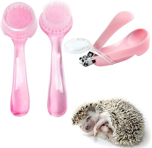 Small animal toenail clipper with built-in magnifying glass for precise claw trimming