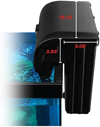Rotating bio-wheel biological filtration component close up