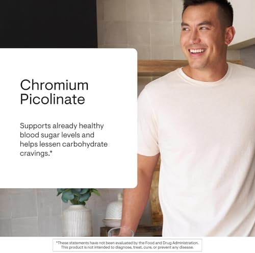 Thorne Chromium Picolinate nutritional supplement facts and ingredient label details
