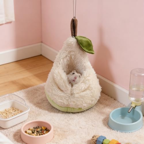 QetBarley guinea pig and hamster cage accessories winter warm nest side view