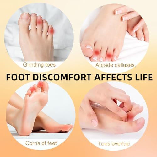 Low profile silicone toe shields staying invisible inside casual footwear and open sandals
