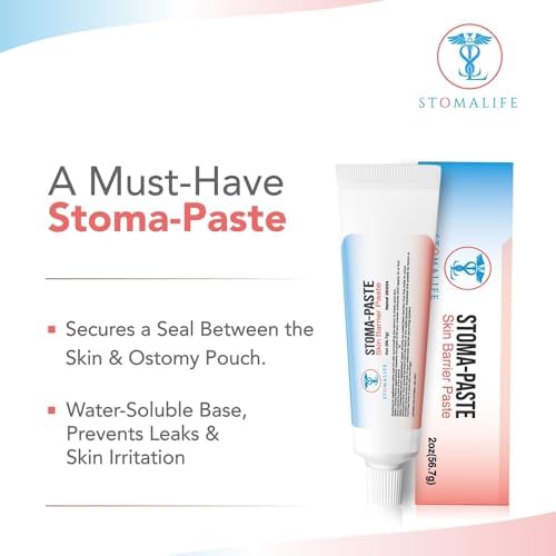 Stomalife ileostomy and colostomy barrier paste back label instructions