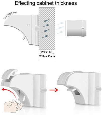 Installation of Vmaisi magnetic cabinet lock on drawer