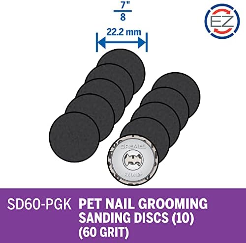 Dremel SD60-PGK sanding discs 10 pack layout