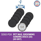 Dremel SD60-PGK sanding discs 10 pack layout