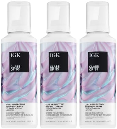 IGK Class Of 93 Curl Perfecting Whipped Cream 3-pack arrangement