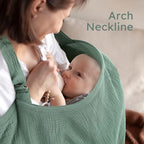 Yoofoss nursing cover used as a breathable car seat canopy