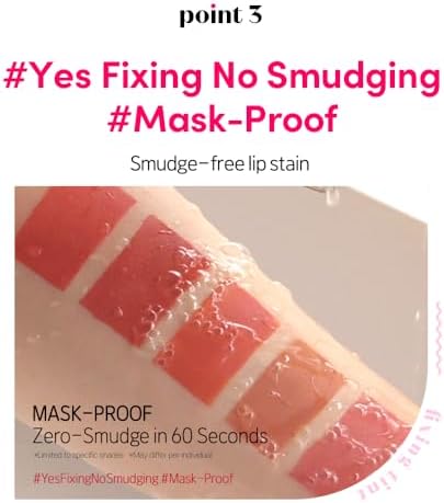 Etude smudge proof liquid lip stain lifestyle display