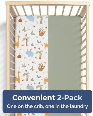 Oeko-Tex certified wrinkle-free baby boy and girl neutral nursery bedding set