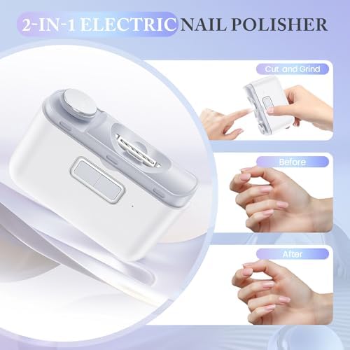 Feteieau electric nail clipper debris tray view