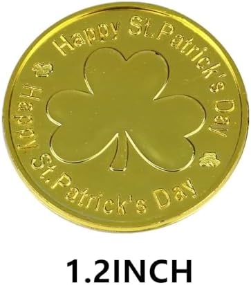 Thirty pack of fake gold coins spread across a table as festive holiday party decorations.