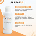 Thea Blephasol sensitive eyes cleansing liquid bottle cap detail