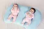 Twin Z Pillow Blue side view