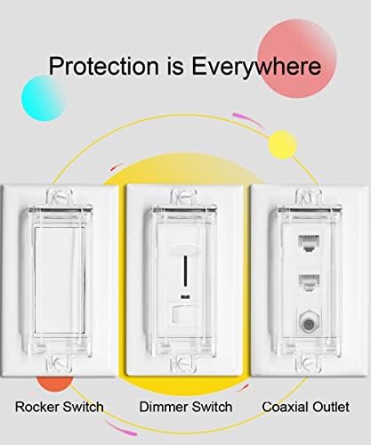 Two pack of ILIVABLE switch guards for child safety