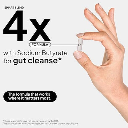Humming Herbs imported sodium butyrate supplement nutrition facts label closeup