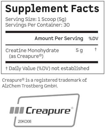 Kion Creapure supplement quality seal and details