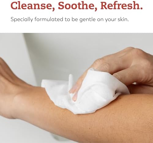 Tranquility wet washcloths for sensitive skin care