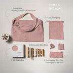 Nilsa breastfeeding cover with rigid hoop open view